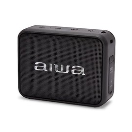 Aiwa BS-200BK True Wireless Stereo Waterproof Portable Wireless Bluetooth Speaker - Black