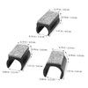 Tofficu 4sets Non Slip Chair Leg Protectors Durable U Shaped