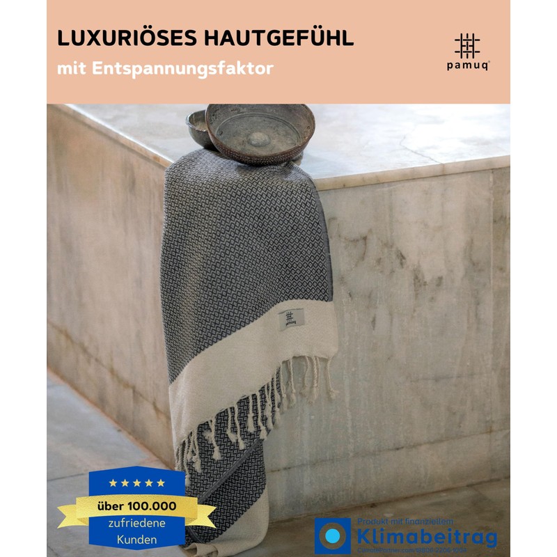 Pamuq® Beach Towel - XXL Sauna Towel / Bath Towel