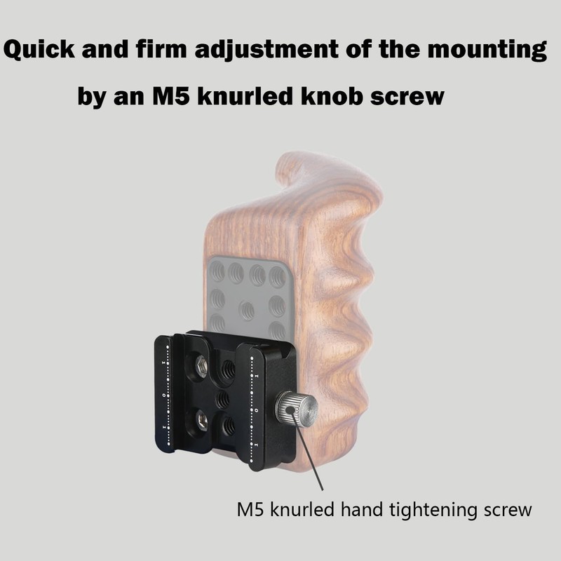 NICEYRIG Quick Release Clamp Compatible with Arca Standard for DJI