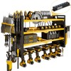 NattyDot Power Tool Organizer Wall Mount with Charging Station 4