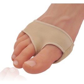 Gel Pad Metatarsal Sleeves - 2 Pieces Metatarsal Pads for Forefoot Pain - Metatarsalgia, Morton's Neuroma, Plantar Warts, Corns and Sesamoiditis (Colour of Skin, S)
