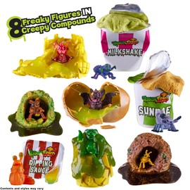 Terror Fried 08095 Bucket, When Fast Food Goes Bad, Gross collectables with Slime, Boys Aged 4-10, Multiple Compound Play, Multicolour