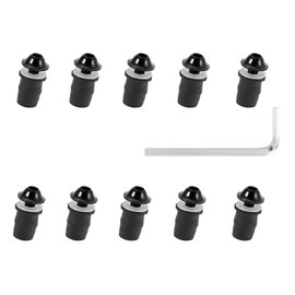 Motorcycle Windshield Bolts Screws Kit 10pcs, Motorcycle Fairing Bolt Kit Mounting Screws, M5 Inner Hexagonal Windscreen Aluminum Screw Nuts Fastener