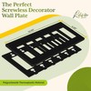 TG Screwless Decorator Wall Plate Child Safe Outlet Covers, Size