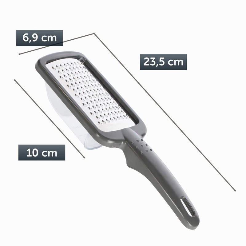 KADAX Grater with Plastic Container, Stainless Steel Vegetable Grater, Vegetable