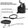 MRELC New Thumb Throttle Assembly and 1050mm throttle cable Compatible