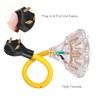 Rophor 30 Amp to 110 Adapter Generator Power Cord, 3
