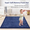 ACOMOPACK Baby Play Mat for Floor 1.3" Thick Memory Foam