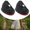 ECSiNG 2Pcs Bike Oval Rear Fenders Reflector 62x43mm Compatible With