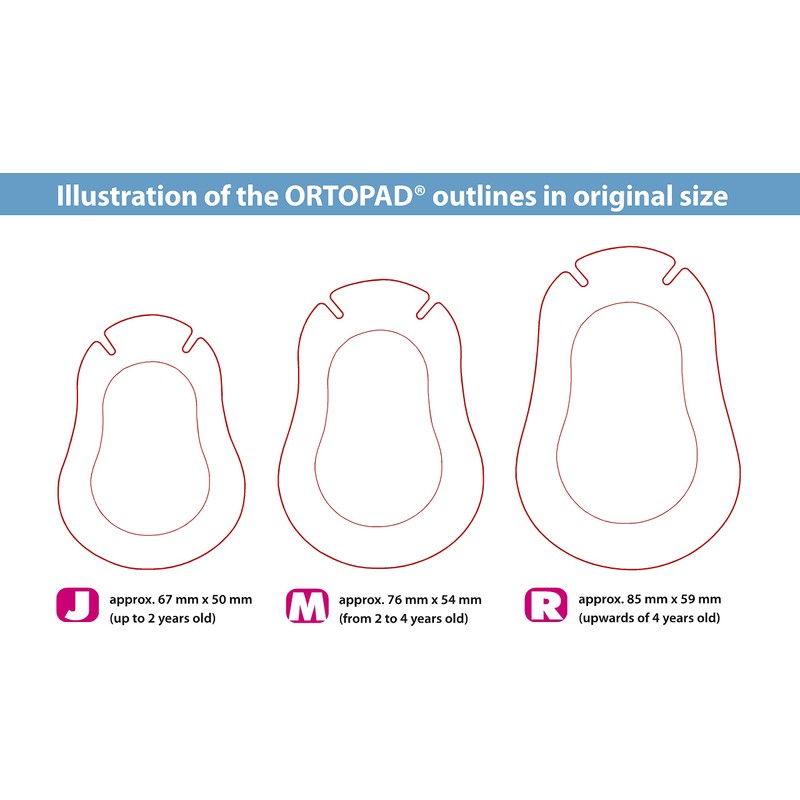 Ortopad Eye Patches White 1 Pack of 50 Patches (Junior)