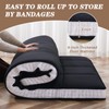 DoCred Japanese Floor Mattress, Queen Size Thick Japanese Futon Mattress