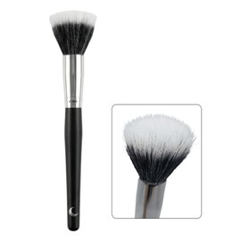 MeiYue Cheek Brush, Makeup Brush, Dotting Brush, Highlight, Multi-functional, Goat Wool, Super Soft, Suitable for Both Beginners and Professionals, Suitable for Sensitive Skin, Black, 1 Piece