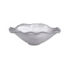 MARIPOSA Pearled Oval Wavy Serving Bowl, One Size, Silver