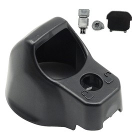 Aynaxcol 68301879AD Black Rear View Backup Park Assist Camera Bezel Cover Trim, Replacement for Jeep Wrangler 2018 2019 2020 2021 2022, Replaces 68301879AE