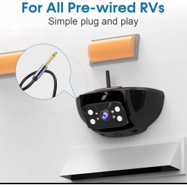WZBB Wireless Backup Camera System for RVs and Trucks  7-Inch HD Monitor Night Vision