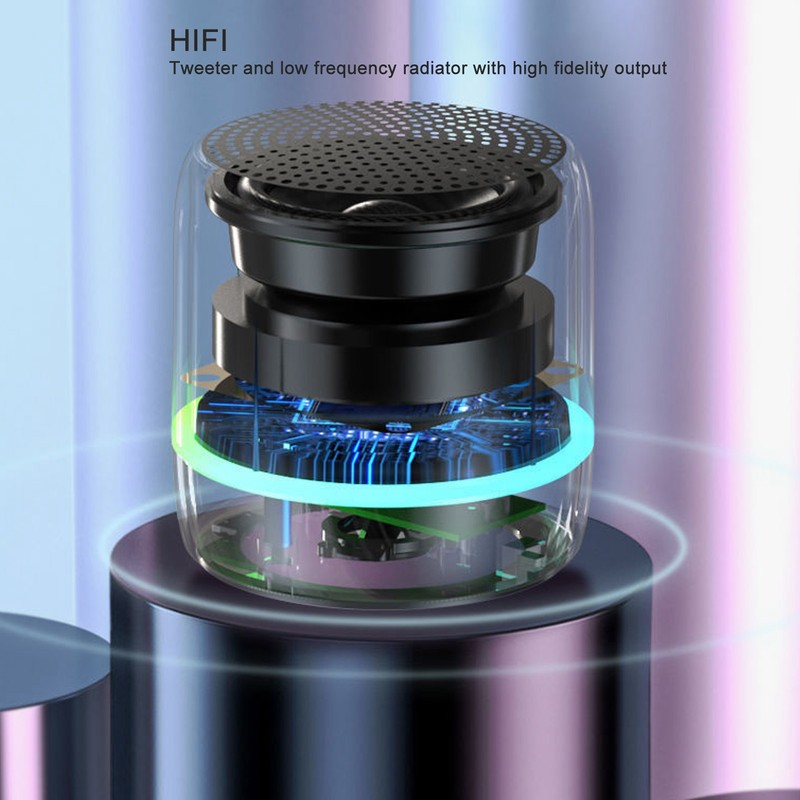 Mini Bluetooth Speaker Portable Heavy Bass Silicone HIFI Noise Cancelling