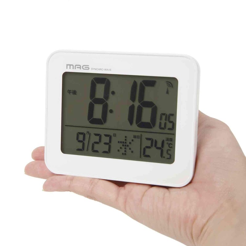 MAG T-776WH-Z Alarm Clock, Radio, Digital, Falman, Backlight, Snooze Function,