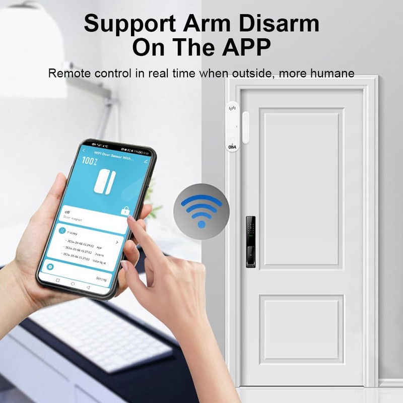 OBA -DRW22 Tuya Smart: Complete WiFi Alarm, Door/Window Sensors, Siren,