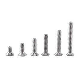 Tornillos de Cabeza Hexagonal y Tuercas M2, Surtido de 250 Piezas, Acero Inoxidable para Reparaciones y Proyectos Industriales