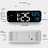 Digital Alarm Clock with Temperature Date Week Display, Alarm Clocks