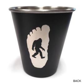 SQUATCH METALWORKS Washington Bigfoot Shot Glass - Sasquatch Drinking Gift for Pacific Northwest, Bigfoot Lovers, Stainless Steel