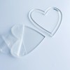 Acrylic Love Heart Cutting Jig Template, Clear Acrylic Router Jig,
