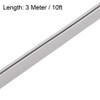 sourcing map Edge Trim U Seal Grey Rubber Plastic U