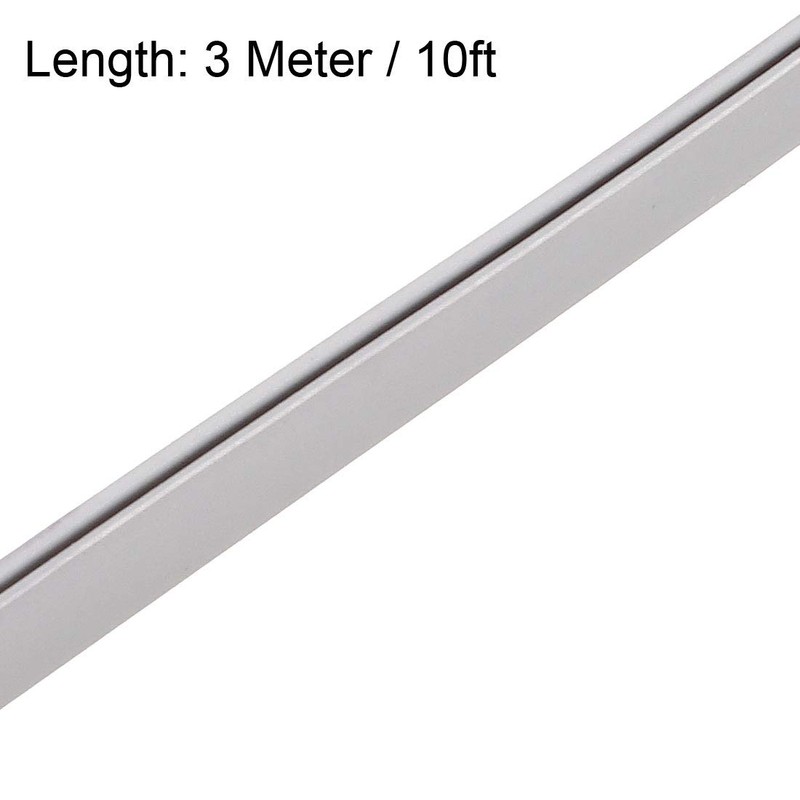 sourcing map Edge Trim U Seal Grey Rubber Plastic U