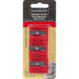 Little Red All-Art Pencil Sharpeners 3/Pkg- by General Pencil
