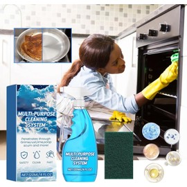 TDBFD 2025 New Foam Tablets and Spray Bottle, All Purpose Cleaner, Multi-Purpose Spray Cleaner for Kitchen, Cabinet, Countertops, Ovens