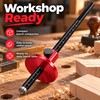 Woodworking Wheel Marking Gauge, Aluminum Alloy Wood Scriber for Precision