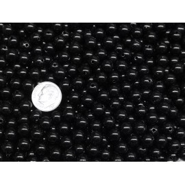 JOLLY STORE Crafts® Black 8mm Round Acrylic Beads 250pc