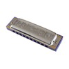 HOHNER Blue Midnight 595/20 A Tone 10 Hole Harmonica Blue