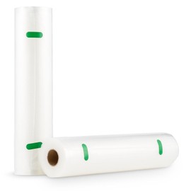 Klarstein Bagpack XL Vakuumbeutel Wabenstruktur Folienschlauch (2x Rollen 600x28 cm, individuell zuschneidbar, Geeignet für die Klarstein Foodlocker Vakuumiergeräte)