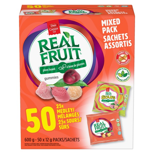 REALFRUIT Mixed Medley & Sours Summerfruit Burst Minis - Fruit