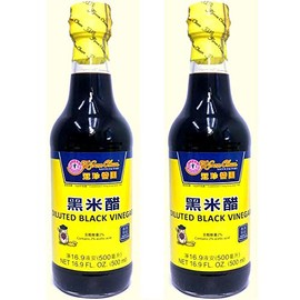 Koon Chun Diluted Black Rice Vinegar 16.9 oz (2 Packs)