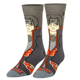 Odd Sox, Naruto Shippuden Anime Socks for Men, Itachi Collector Gift Adult Large