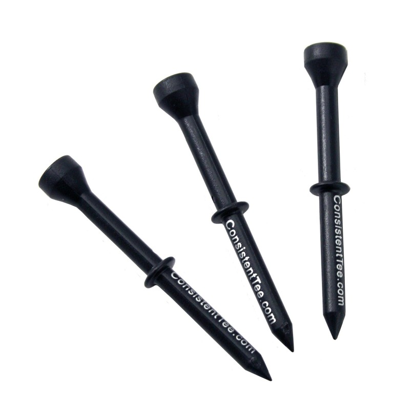 Consistent Tee 3 1/4" Pack of 10 Durable, Biodegradable Tees