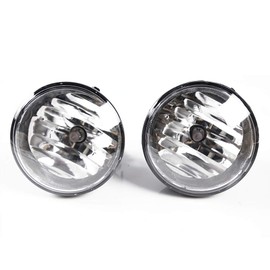 IKON MOTORSPORTS Fog Lights Compatible With 2005-2011 Toyota Tacoma, Front Bumper Clear Fog Lamps Left Right