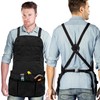 Under NY Sky Tool Apron - 20 Pockets and Slots,
