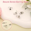 4pcs Earring Backs for Droopy Ears, Copper Earring Lifters Backs