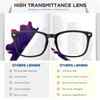 AIMISUV 5 Pack Reading Glasses Men Women, Blue Light Blocking