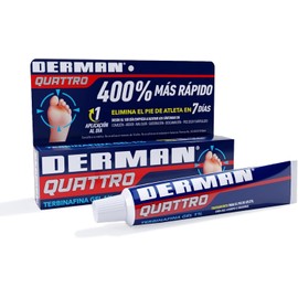 Derman Quattro, Gel para el pie de Atleta, 1% Tubo de 30gm