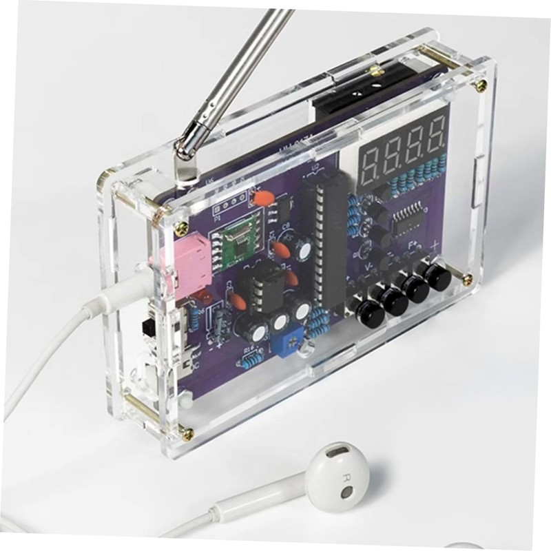 KICHOUSE 1Set DIY Radio Assembly Kit for Beginners Complete Fm