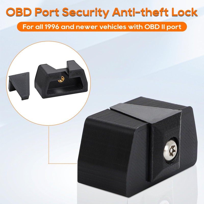 WIKIBB OBD II Port-Lock-OBD2 Connector Locking OBD Locking Device