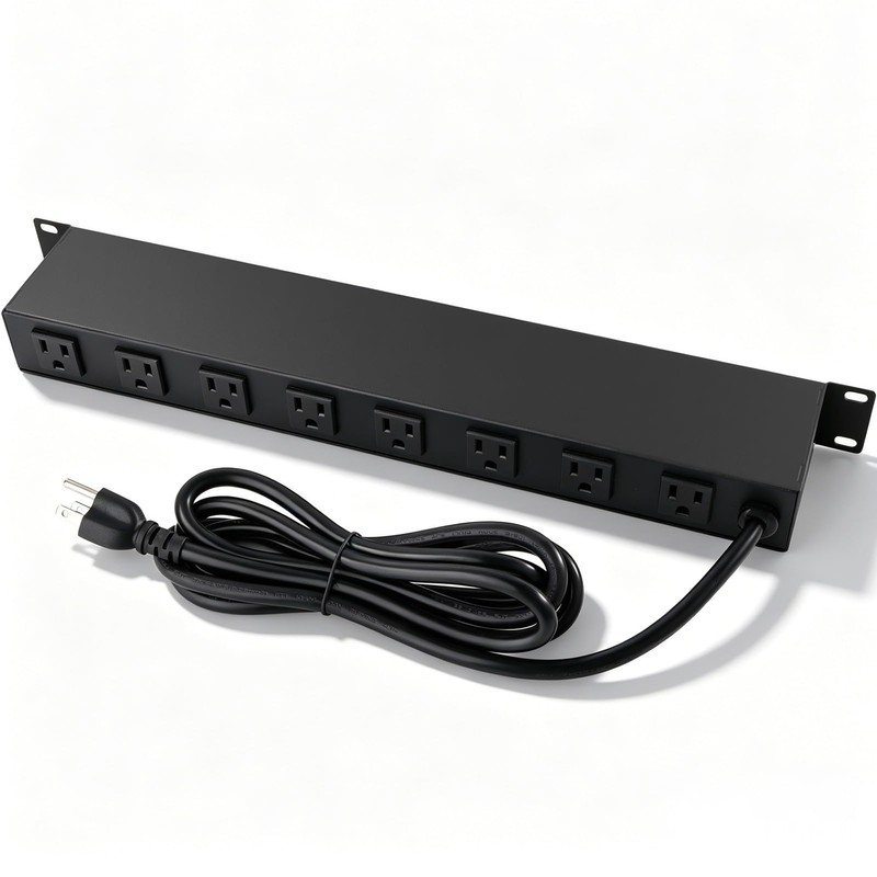 ElecVoztile 19 Inch 14-Outlet Rack Mount PDU Power Strip, 15A,