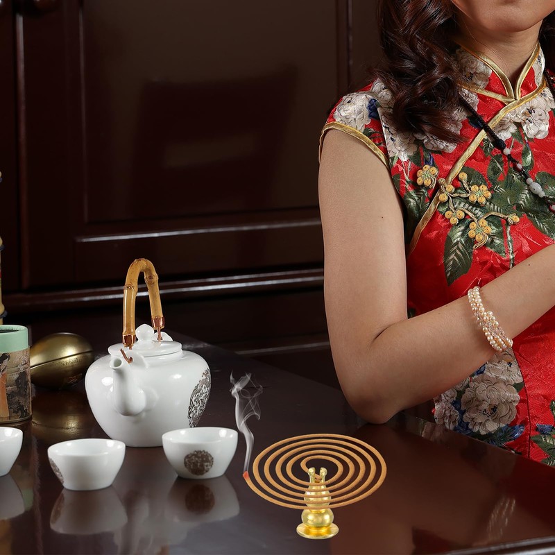 uxcell 3pcs Brass Incense Holders, 9 Hole Incense Stick Holders