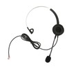 Telephone Headset Single Ear Professional Noise Canceling Adjustable Wired Phone