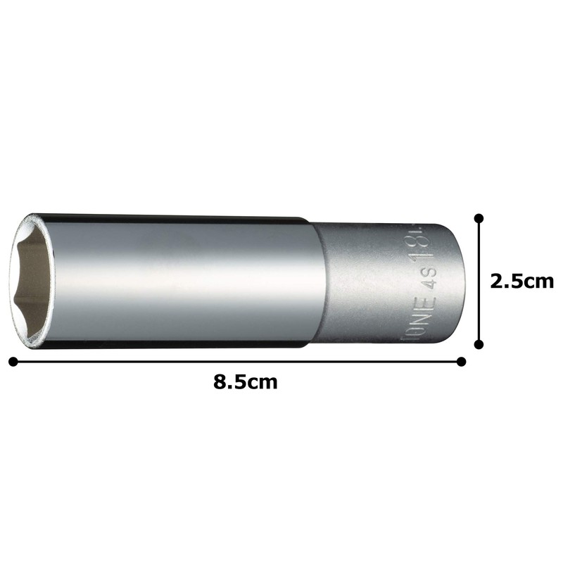 Tone Deep Socket (6 Angle) 4S-18L Drive Angle 12.7 mm